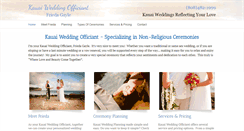 Desktop Screenshot of kauaiweddingofficiant.com